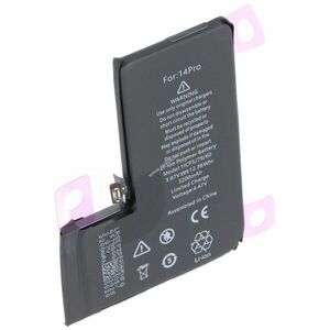 Helyettesítő akku Apple iPhone 14 Pro mobiltelefon 3, 87V 3200mAh 12, 38Wh Li-Polymer kép