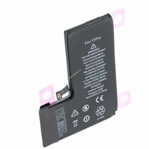 Helyettesítő akku mobiltelefon Apple iPhone 15 Pro 3, 87V 3274mAh 12, 7Wh Li-Polymer kép