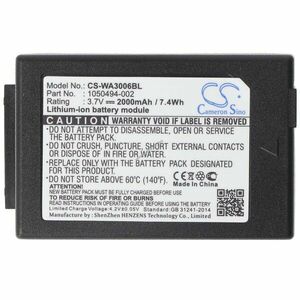 Helyettesítő akku Psion WA3006 3, 7V 3000mAh Li-Ion kép