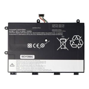 Helyettesítő laptop akku Lenovo ThinkPad Yoga 11e 45N1751 7, 4V 4600mAh 34, 0Wh Li-Polymer kép