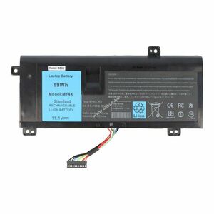 Helyettesítő laptop akku Dell Alienware 14 11, 1V 6220mAh 0G05YJ 8X70T G05YJ Y3PN0 Li-Ion kép