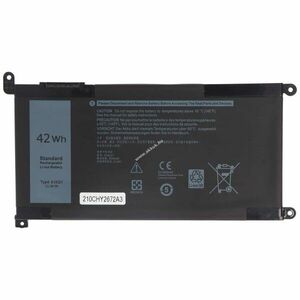 Helyettesítő akku Dell Chromebook 11 3180 laptop 11, 4V 3684mAh 42Wh Li-Polymer kép