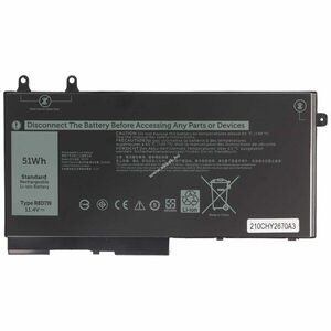 Helyettesítő laptop akku Dell Latitude 5401/5501 11, 4V 4470mAh Li-Polymer kép