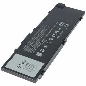 Helyettesítő laptop akku Dell Precision 17 7720 11, 4V 7980mAh 91, 0Wh Li-Polymer kép