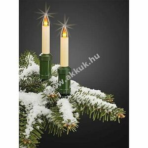 Hellum LED filament szárgyartyafüzér 20db kültéri 230V elefántcsont E10 845594 kép