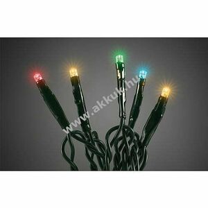 Konstsmide LED mikro fényfüzér Onestring 50 LED színes 24V beltéri 6353-520 kép