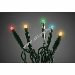 Konstsmide Micro LED beltéri fényfüzér 100 színes LED 6354-520 kép