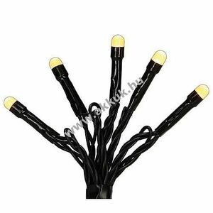 Konstsmide Micro LED fényfüzér 40LED matt borostyán 6, 24m megvilágított 16, 24m 30V tápegység kép