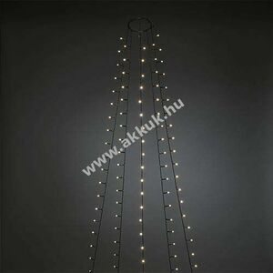 Konstsmide LED karácsonyfa köpeny matt 150 LED melegfehér 14V 1, 8m timer 6480-120 kép