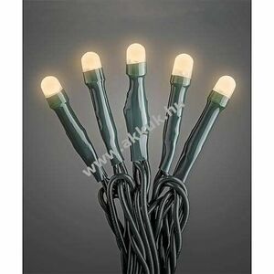 Konstsmide Micro LED beltéri fényfüzér frostolt 10 borostyán színű LED 6340-820 kép