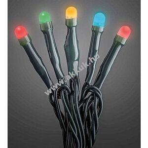 Konstsmide Micro LED beltéri fényfüzér matt 100LED színes 30V tápegység 6, 93m 6344-520 kép