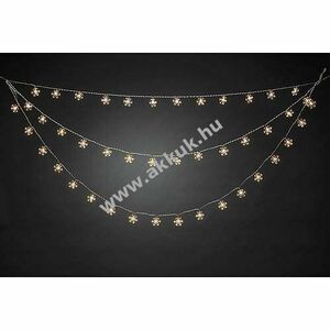Konstsmide LED fényfüggöny csillagokkal 44 LED 4, 5V 1, 25m melegfehér 4042-103 kép