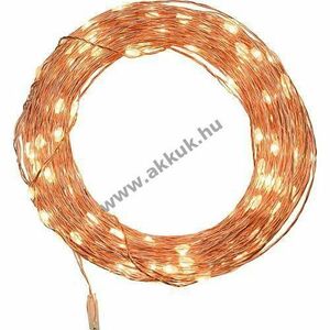 Lotti LED mikro fényfüzér réz 200 LED melegfehér 45378 kép