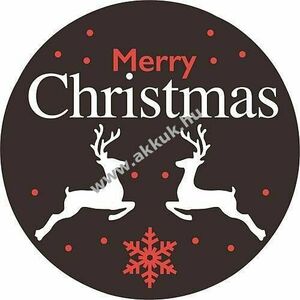 Gobo Merry Christmas üveg 37mm 23mm 45842 kép