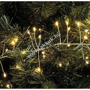 Micro LED fényfüzér cluster 1080 LED melegfehér világított 9m teljes hossz 13m 31V IP44 55360 kép