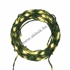 MHB LED-fényfüzér Professional 500 LED borostyánszínű zöld fémhuzal 55131 kép