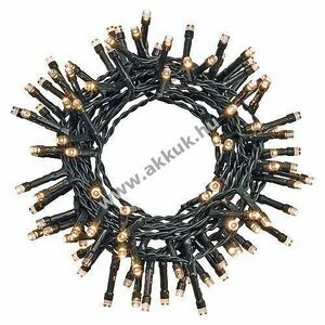 Lotti 96 LED melegfehér fényfüzér 4xAA Mignon ceruza 4, 75m 30930 kép