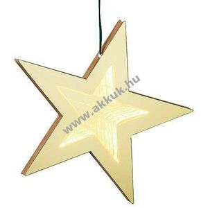 Lotti LED Infinity Mirror csillag fényfüzér 11db Ø14cm 154LED 5m melegfehér 4, 5V 62665 kép