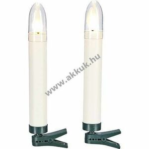 Lotti vezeték nélküli LED karácsonyi gyertyák 10db/csomag 10cm melegfehér 69039 kép
