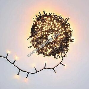 Lotti LED fényfüzér 1200 LED 24V IP44 48, 5m melegfehér/borostyán 74743 vezérlő időzítő kép