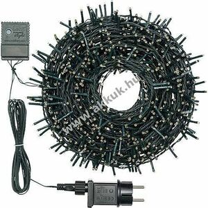 Lotti LED minifényfüzér 1000LED melegfehér és borostyán 24V 74, 4m vezérlő időzítő 74835 kép