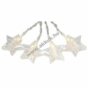 Best Season Clippy LED fényfüzér csillag 729-12 10LED 1, 8m melegfehér kép