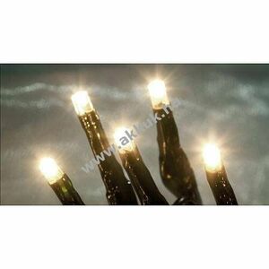 EGB LED mini fényfüzér 1000LED 24VDC 20m világító rész 2cm lámpatávolság IP44 fekete kép