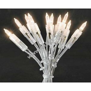 Konstsmide LED mini fényfüzér 35 LED 230V melegfehér 6302-103 átlátszó kábel kép