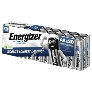 Energizer Ultimate Lithium L91 AA Mignon ceruza 20db/csomag hagyományos elem Lithium kép