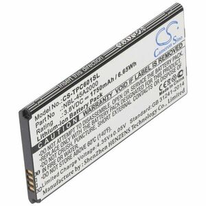 Helyettesítő akku TP-Link Neffos C5L NBL-45A2000 1750mAh 3.8V mobiltelefon kép