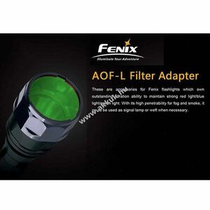 Fenix AOF-L univerzális zöld szűrő E40 E50 LD41 TK22 RC15 PD40 RC20 FD41 kép