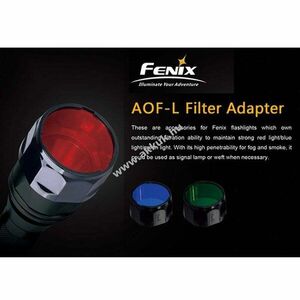 Fenix AOF-L vörös szűrő E40 E50 LD41 TK22 PD40 RC20 FD41 kép