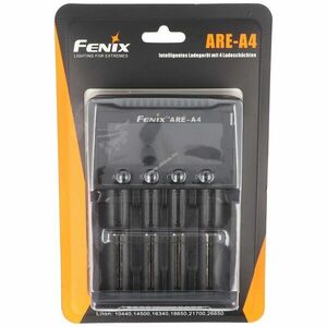 Fenix ARE-A4 töltő 18650 21700 AA AAA C 26650 max76mm Li-ion NiMH kép