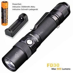 Fenix FD30 LED zseblámpa Cree XP-L HI 360 fokos fókusz 3500mAh akkuval Li-Ion kép