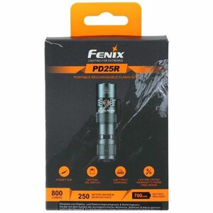 Fenix PD25R zseblámpa Sierra Green 800lm USB-Típus-C töltés tartalmazza Fenix ARB-L16-700P akku kép