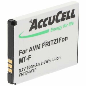 Helyettesítő akku FritzFon MT-F DECT telefon 312BAT006 312BAT016 3.7V Li-Ion kép