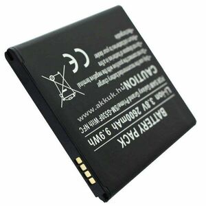 Helyettesítő akku Samsung Grand Prime SM-G5306W SM-G5308 SM-G5309 3, 8V 2600mAh mobiltelefon Li-Ion kép