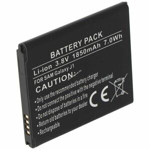 Helyettesítő akku Samsung Galaxy J1 mobiltelefon EB-BJ100CBE EB-BJ100CBZ Li-Ion kép