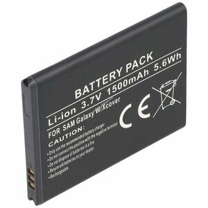Helyettesítő akku mobiltelefon Samsung Galaxy W, S WiFi 3.6, Xcover, Omnia W, Wave 3, GT-i8150 kép