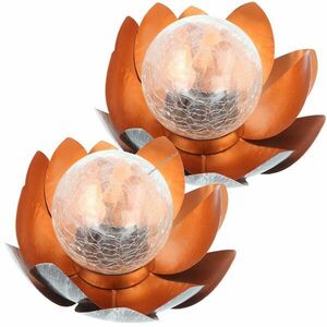 Ez solar Lotus LED kertlámpa AAA akku 1, 2V 300mAh 2db/csomag NiMH kép