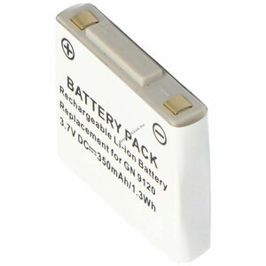 Helyettesítő akku GN NETCOM fejhallgató 9120 9125 9350 3, 7V 340mAh Li-Polymer kép