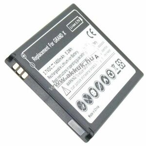 Helyettesítő akku ZTE Grand X mobiltelefon Li3716T42P3h594650 3, 7V 1400mAh Li-Ion kép