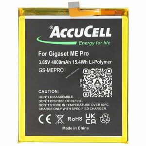 Helyettesítő akku Gigaset ME Pro mobiltelefon 3.85V 4000mAh 15.4Wh Li-Polymer kép