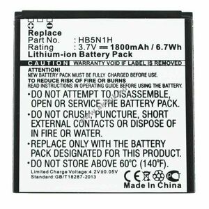 Helyettesítő akku mobiltelefon Huawei Ascend Phoenix HB5N1 HB5N1H 3, 7V 1800mAh Li-Ion kép
