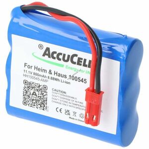 Helyettesítő akku Heim & Haus 100545 11, 1V 800mAh JST csatlakozó redőnymotor Li-Ion kép