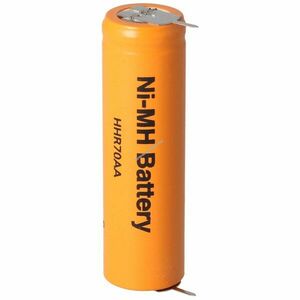 Panasonic HHR-70AA 1, 2V 700mAh Mignon ceruza AA ipari Flat Top print akku NiMH kép