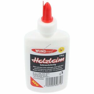WUNDmed Holzleim 110g fehér csavaros flakon 3db/csomag használatra kész kép