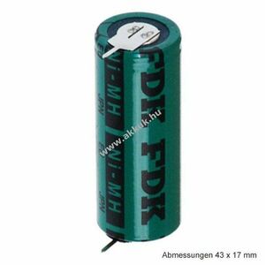 Sanyo HR-4/5AU 4/5A akku 1 forrfül mindkét oldalon ipari NiMH kép