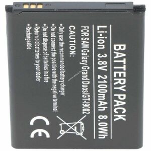 Helyettesítő akku mobiltelefon Samsung Galaxy GT-I9082 EB535163LU EB535163LZ 3, 8V 2100mAh Li-Ion kép