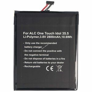 Helyettesítő akku Alcatel One Touch Idol 4S OT-6070 OT-6070K OT-6070O OT-6070Y mobiltelefon kép